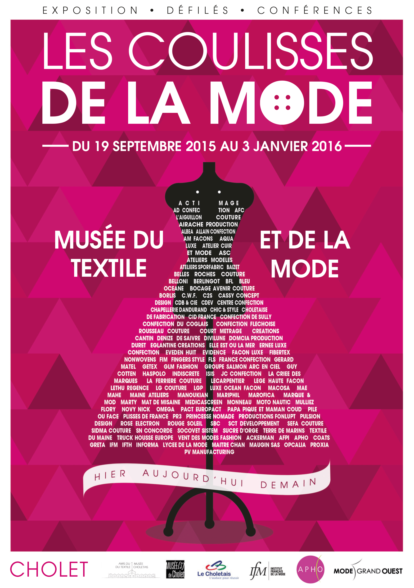 ExpositionCoulissesDeLaMode-MuséeTextile-Cholet