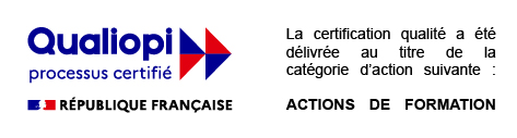 Qualiopi : la certification aualité q été délivrée au titre de la catégorie d'action suivante : actions de formations